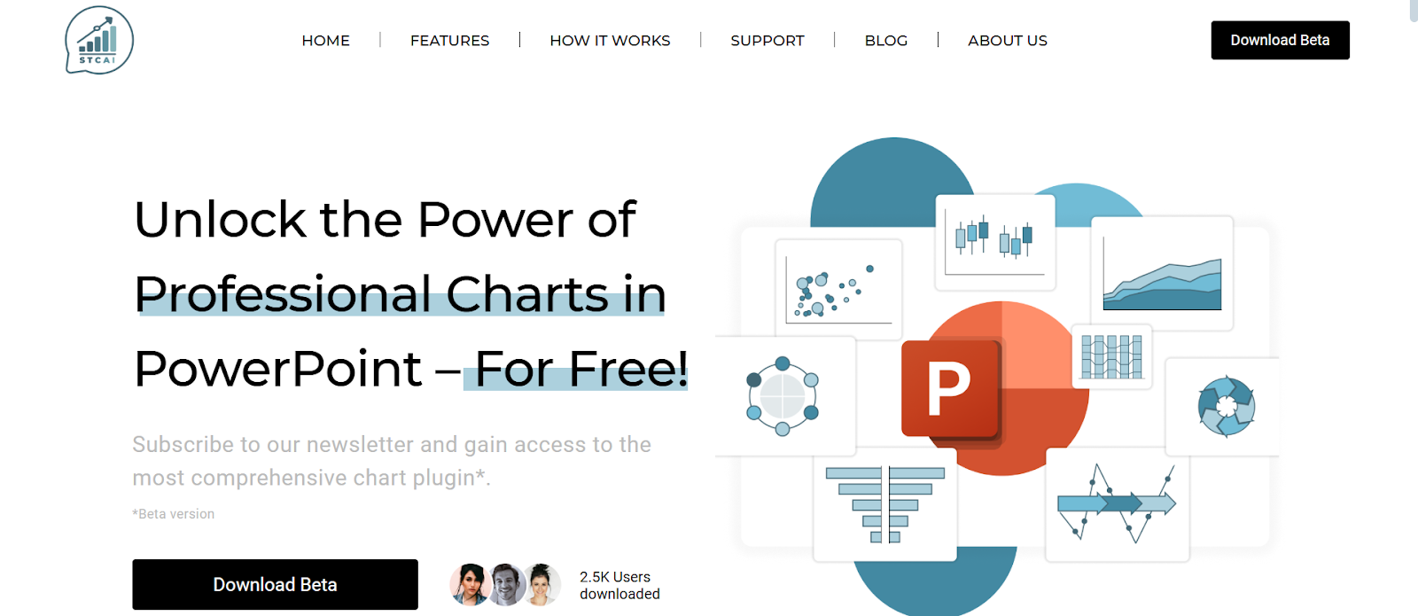 PPT Table with Bar Chart