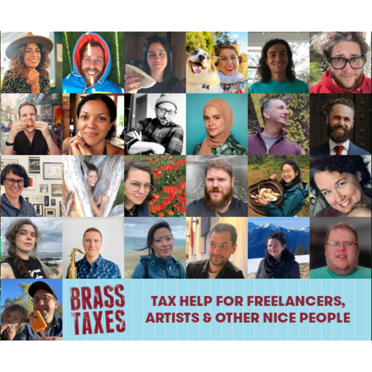 Thumbnail images of Brass Taxes staff