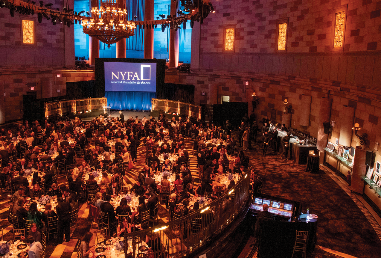 Aerial view of NYFA's 2025 Hall of Fame Benefit