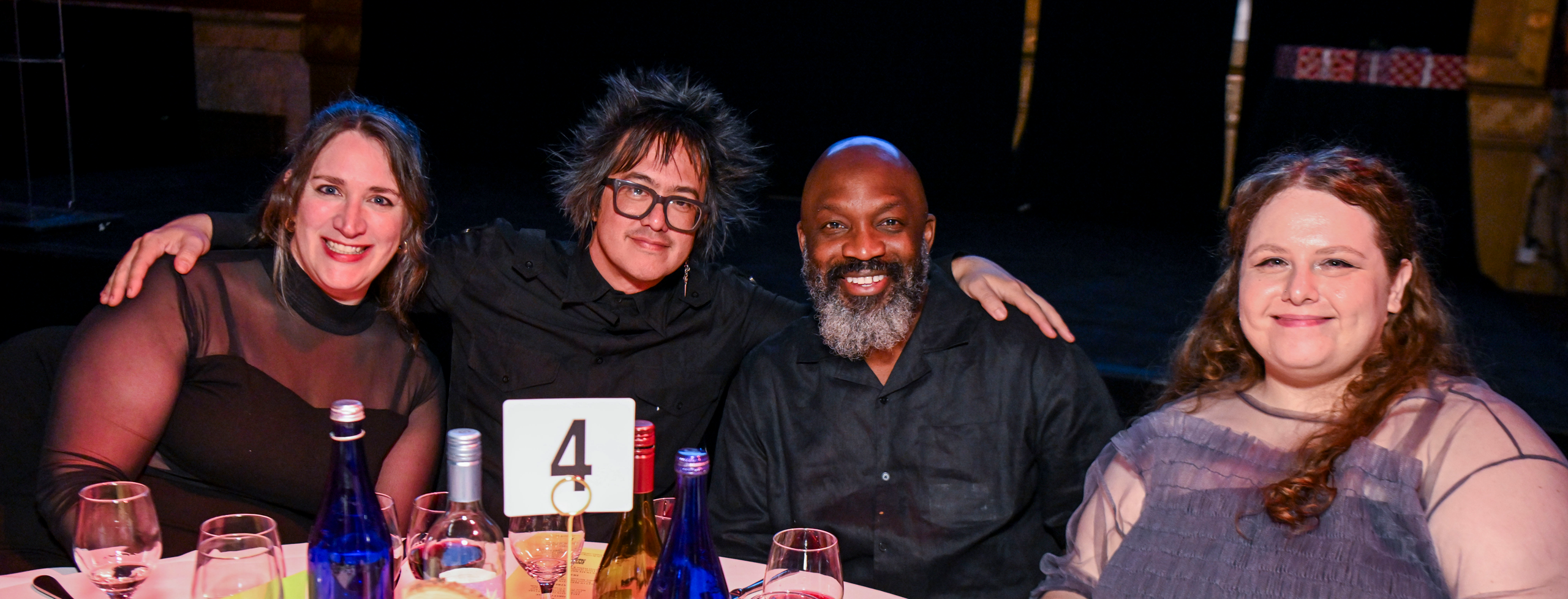 Bridget Donlon, sTo Len, Eto Otitigbe, and Abby Adler at NYFA's 2026 Hall of Fame Benefit