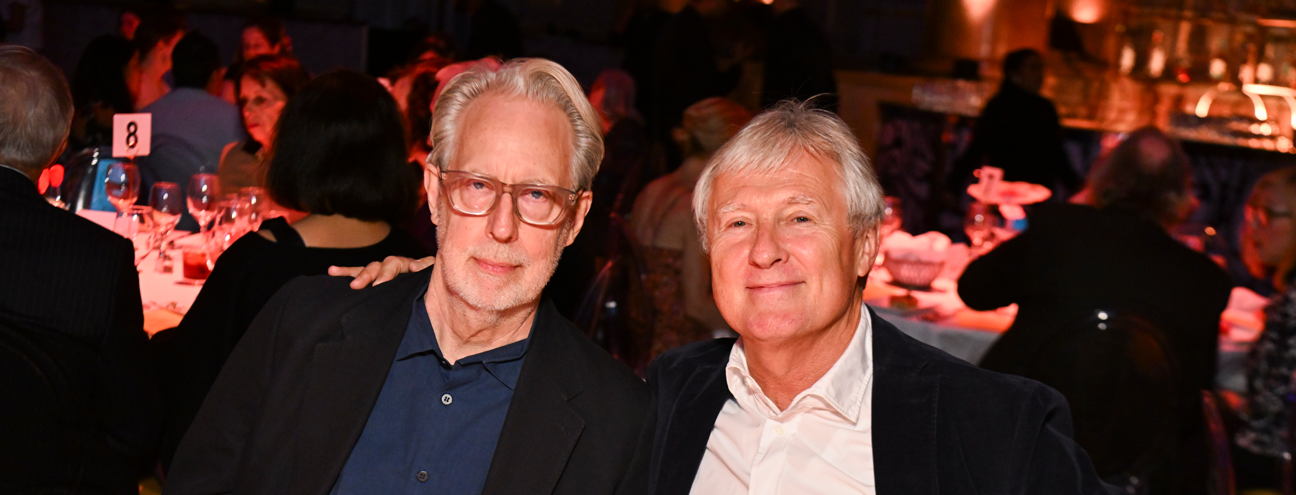 James Welling pictured with David Zwirner